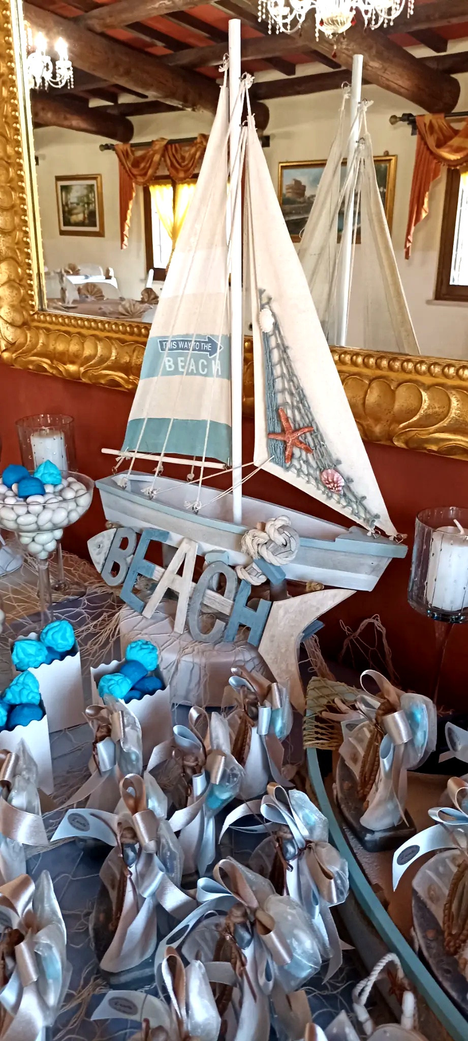 Allestimento tema mare